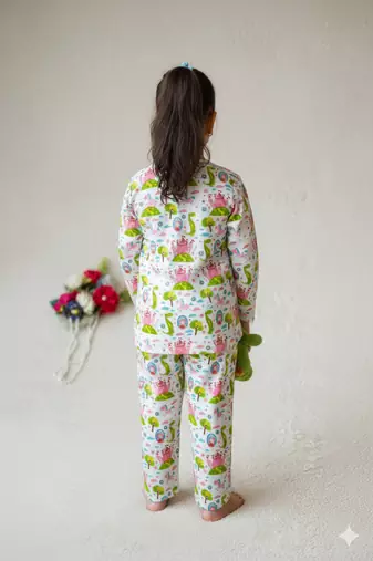 Castle printed night suit