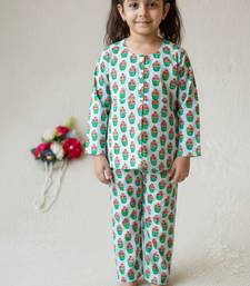 Cupcake printed night suit