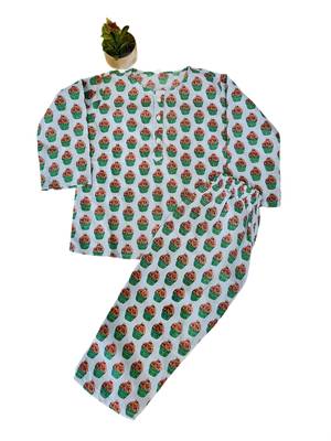 Cupcake printed night suit 5