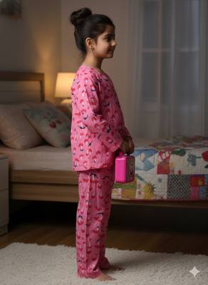 Mushroom printed night suit 3