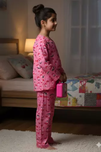 Mushroom printed night suit