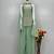 Sea Green Color Sequence And Embroidery Work Fuax Georget Salware Suit