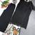 Black Color Embroidery And Beads Work Fuax Georget Salwar Suit 