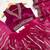 rani pink color sequins thread dori work Georgette saree