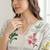 Women Floral Printed Regular Thread Work Linen Kurta with Trousers