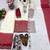 White And Maroon Color Sequence And Embroidery Work Georgette Salwar Suit