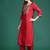 Ethnic Motifs Embroidered Liva Kurta With Trousers & Dupatta
