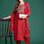 Ethnic Motifs Embroidered Liva Kurta With Trousers & Dupatta