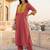 Women Colourblocked Regular Sequinned Kurta with Trousers