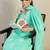 Women Ethnic Motifs Printed Regular Thread Work Pure Cotton Kurta with Trousers & With Dupatta