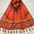 Navratri Ajrakh Print Rayon Lehenga Choli & Blouse With Dupatta