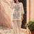Women Floral Embroidered Regular Thread Work Pure Cotton Kurti with Trousers