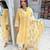 Women's Cotton Lehriya Printed Kurta and Floral print  Pant with Dupatta Set