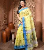 women's bengal handloom forest   cotton blend saree for women