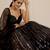 black color sequence work Georget lehnga Choli Set