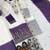 White And Purple Color Sequence And Embroidery Work Georgette Salwar Suit