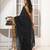 women's black affair soft cotton blend linen  saree with blouse piece