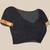 women's black affair soft cotton blend linen  saree with blouse piece