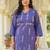 Ethnic Motifs Embroidered Thread Work Pure Cotton Straight Kurta With Trousers