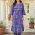 Ethnic Motifs Embroidered Thread Work Pure Cotton Straight Kurta With Trousers