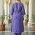 Ethnic Motifs Embroidered Thread Work Pure Cotton Straight Kurta With Trousers