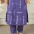 Ethnic Motifs Embroidered Thread Work Pure Cotton Straight Kurta With Trousers