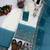 White And Teal Color Sequence And Embroidery Work Georgette Salwar Suit