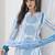 Women Geometric Dyed Cotton Kurta with Trouser & Dupatta
