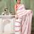 women's red white diamond   cotton blend tant saree with blouse piece