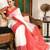 women's temple mala lal par sada sari soft cotton blend  saree with blouse piece