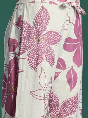 Floral Printed Pure Cotton A-Line Kurta with Palazzos 3