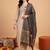 Women Floral Embroidered Regular Thread Work Kurta with Trousers & With Dupatta