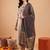 Women Floral Embroidered Regular Thread Work Kurta with Trousers & With Dupatta