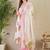 Women Floral Printed Regular Pure Cotton Kurta with Trousers & With Dupatta
