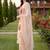 Women Floral Printed Regular Linen Kurta with Trousers & With Dupatta