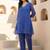 Women Ethnic Motifs Printed Regular Thread Work Kurti with Trousers