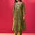 Women Ethnic Motifs Printed Straight Thread Work Kurta with Trousers