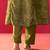 Women Ethnic Motifs Printed Straight Thread Work Kurta with Trousers