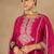 Women Embroidered Regular Kurta with Trousers & With Dupatta