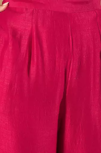 Women Embroidered Regular Kurta with Trousers & With Dupatta
