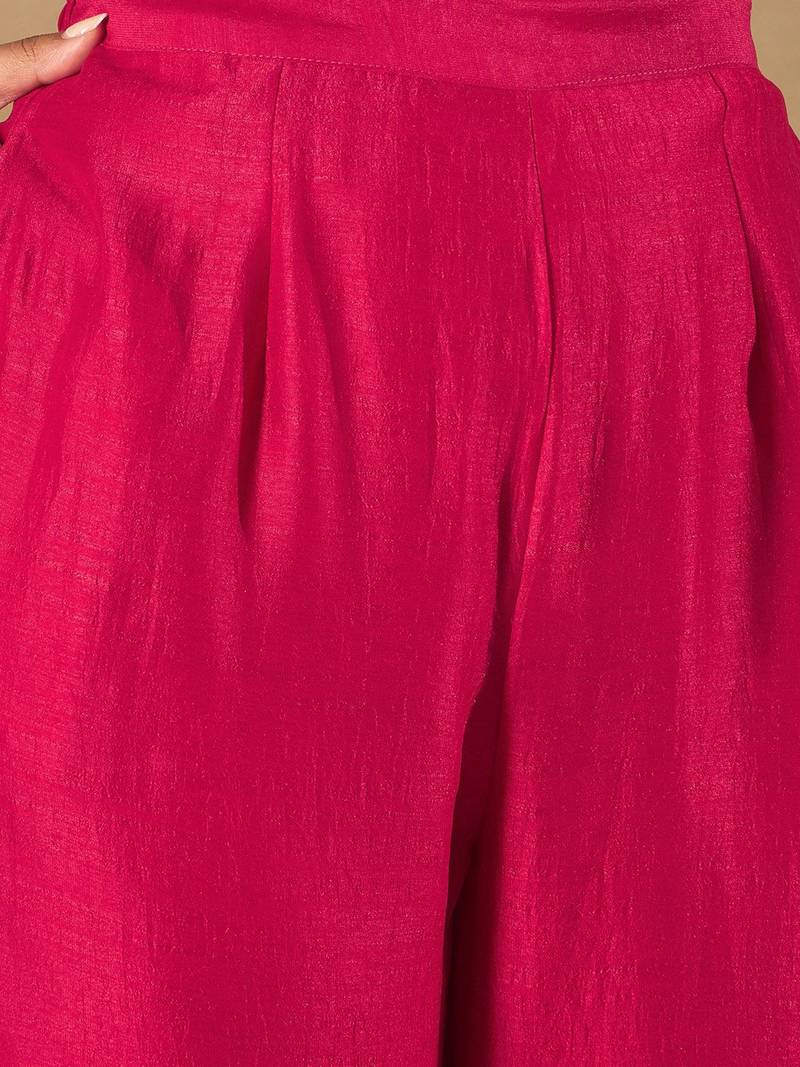 Women Embroidered Regular Kurta with Trousers & With Dupatta