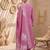 Women Floral Embroidered Regular Thread Work Pure Cotton Kurta with Trousers & With Dupatta