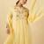 Women Floral Embroidered Panelled Thread Work Pure Cotton Kurta with Trousers & With Dupatta