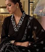 Women Ethnic Motifs Embroidered Regular Thread Work Pure Cotton Kurta with Trousers & With Dupatta