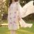 Women Floral Embroidered Regular Thread Work Kurta with Trousers & With Dupatta