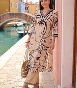 Women Printed Regular Kurta with Palazzos