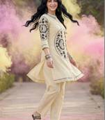 Women Ethnic Motifs Embroidered Regular Kurta with Trousers