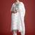 Floral Embroidered Thread Work Pure Cotton Kurta with Trousers & With Dupatta