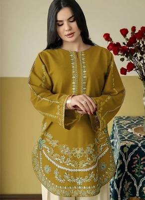yellow white roman silk palazzo sharara salwar suit collection semi stitched 2