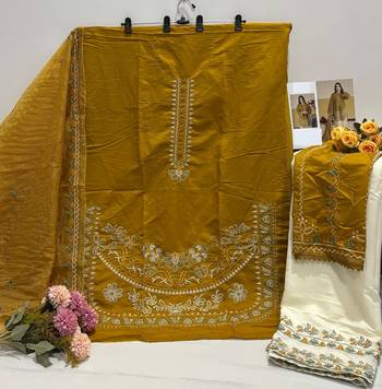 yellow white roman silk palazzo sharara salwar suit collection semi stitched 3